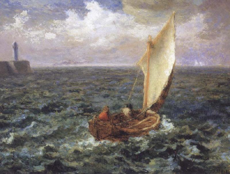 Jean Francois Millet Fishing Boat Spain oil painting art